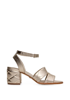 CARRANO quilted metallic sandals - Gold