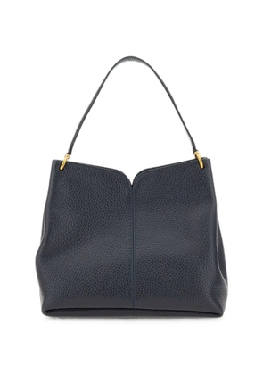 GIANNI CHIARINI Sandra grained leather shoulder bag - Blue