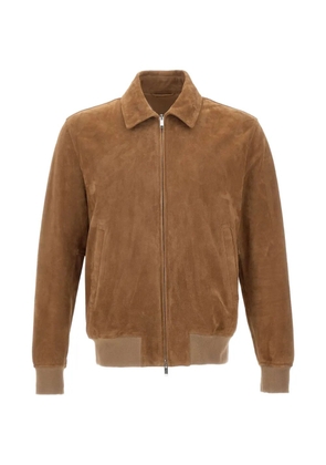 VOLFAGLI Marte Buccio suede jacket - Brown