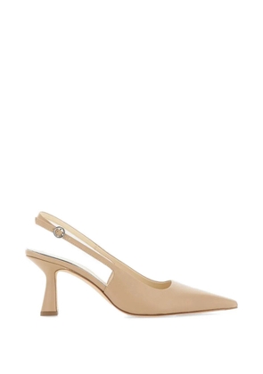 Aeyde Fernanda leather slingback heeled pumps - Neutrals