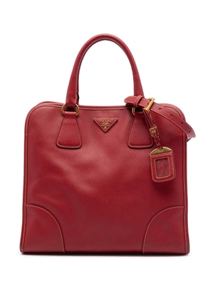 Prada Pre-Owned 2013-2026 Saffiano Lux Shopping Tote satchel - Red