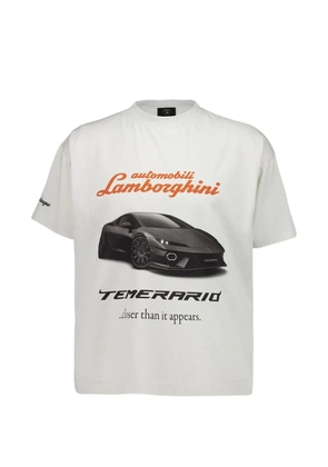 Balenciaga Lamborghini-print T-shirt - Grey