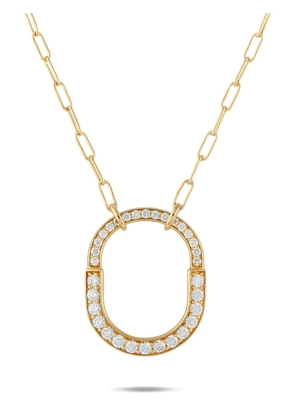 Tiffany & Co. Pre-Owned Lock diamond necklace - Gold