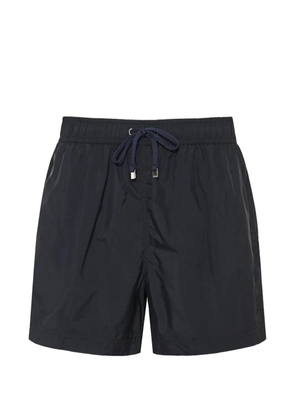 Zegna drawstring-waistband swim shorts - Blue