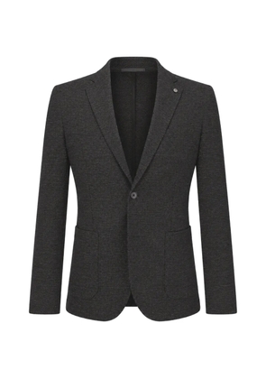 L.B.M. 1911 single-breasted textured blazer - Grey