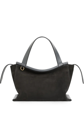 Wandler Ida suede shoulder bag - Grey