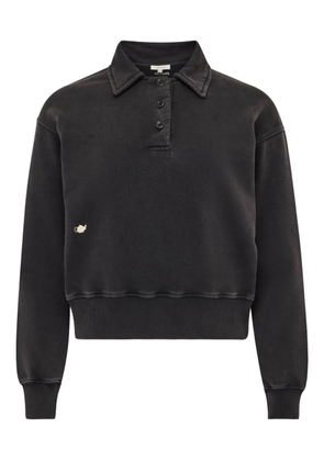 JW Anderson cotton polo top - Black