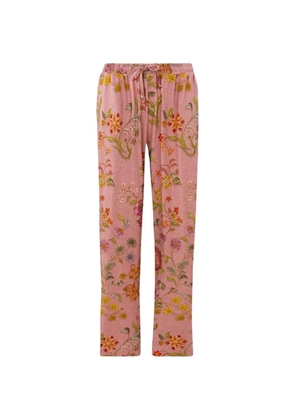 PIP STUDIO Belin floral-print drawstring trousers - Pink