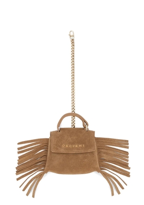 Orciani fringe suede tote bag - Neutrals