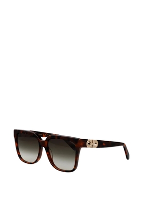 Ferragamo Eyewear Gancini square-frame sunglasses - Brown
