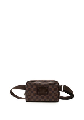 Louis Vuitton Pre-Owned 2010 Damier Ebene Brooklyn Bum Bag belt bag - Brown