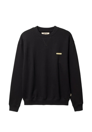 Woodbird WBCane Sea logo-print cotton sweatshirt - Black