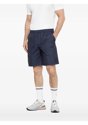 Brunello Cucinelli pinstripe-pattern bermuda shorts - Blue