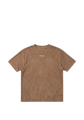 Murphy&Nye towelling logo-print T-shirt - Brown