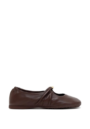 LOEWE Anagram ballet flats - Brown