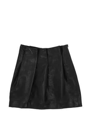 LEO SEASON pleated mini skirt - Black