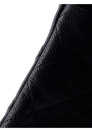 CHANEL Pre-Owned CC Foldover Quilted Caviar clutch bag - Black