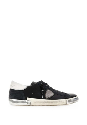 Philippe Model Paris Prsx leather low-top sneakers - Black