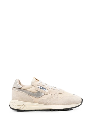 Autry Reelwind panelled suede sneakers - Neutrals