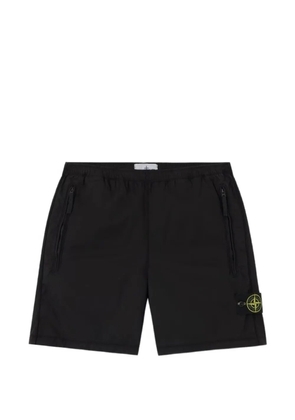 Stone Island Paracadute logo-patch shorts - Black