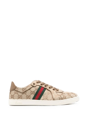 Gucci GG-pattern sneakers - Neutrals
