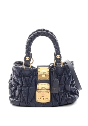Miu Miu Pre-Owned 2000s Matelass - Blue