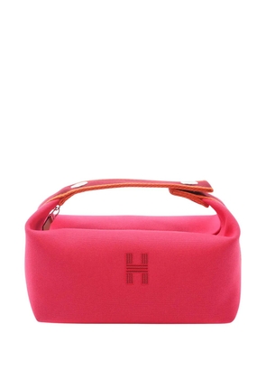 Hermès Pre-Owned 2010-2026 Small Toile Bride A Brac Case vanity bag - Pink