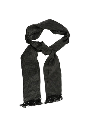 TOM FORD polka-dot fringed scarf - Black