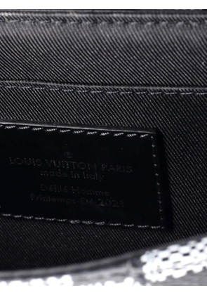 Louis Vuitton Pre-Owned Flap Soft Trunk Messenger Bag Limited Edition Distorted Damier crossbody bag - Black