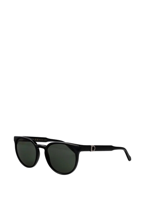 Ferragamo Eyewear Gancini round-frame sunglasses - Black