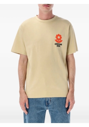 THE CRITICAL SLIDE SOCIETY Sunflower logo-print T-shirt - Yellow