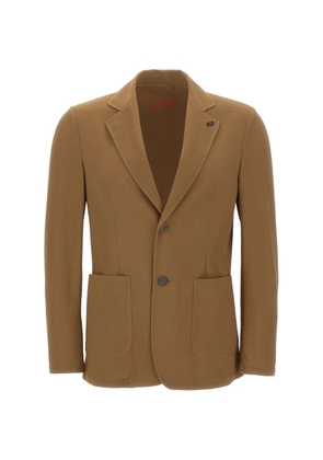 BOB Golden single-breasted two-button blazer - Brown