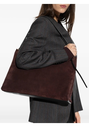 Wandler Penelope suede tote bag - Brown