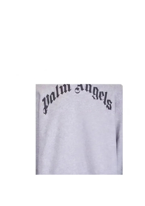 Palm Angels logo-print sweatshirt - Grey