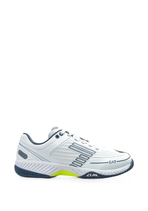Ea7 Emporio Armani logo-print sneakers - White