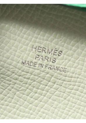 Hermès Pre-Owned 2022 Bastia Verso coin purse - Green