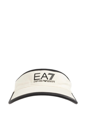 Ea7 Emporio Armani logo-print visor cap - Neutrals