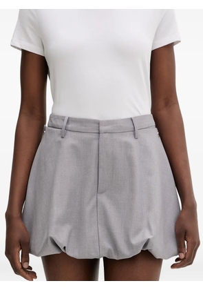 Isabelle Blanche bubble-hem mini skirt - Grey