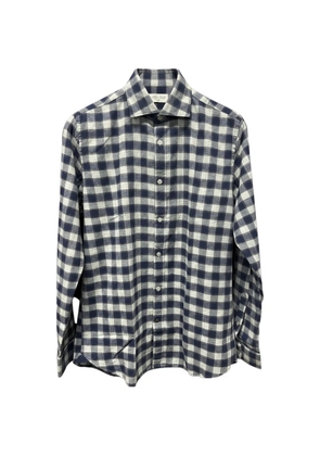 Alley Docks 963 checked shirt - Blue