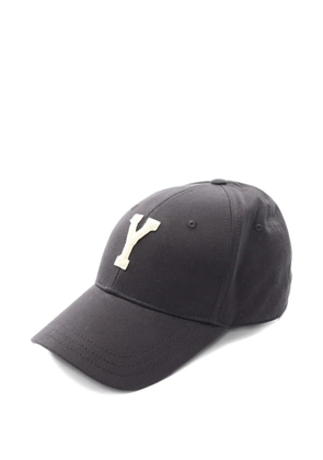 Saint Laurent Pre-Owned Y Varsity cap - Black