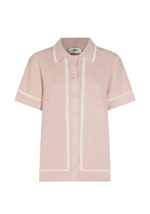 FENDI FF crochet sweater - Pink