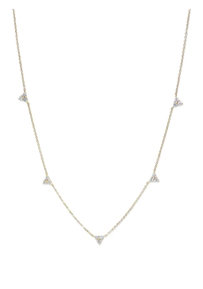Anzie Cléo diamond station necklace - Gold
