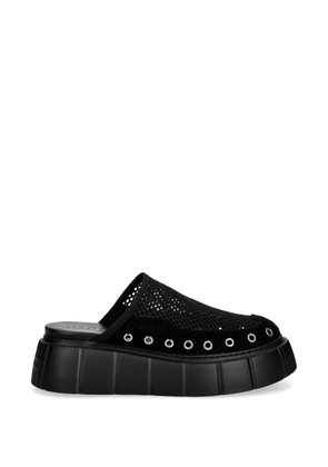 Inuikii Matilda eyelet-embellished mules - Black