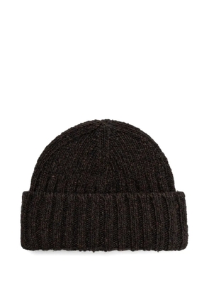 Marc O'Polo ribbed-knit beanie - Brown