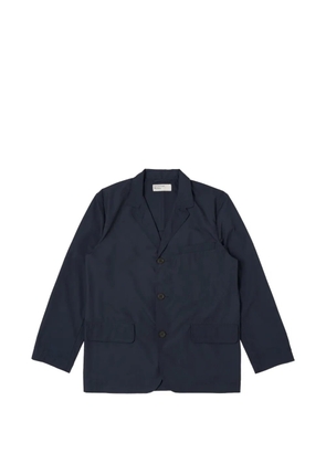 Universal Works Capitol notch-lapel flap-pocket single-breasted blazer - Blue