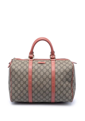 Gucci Pre-Owned 2016-2026 Medium GG Supreme Joy boston bag - Neutrals