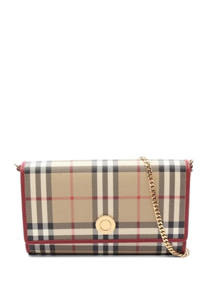 Burberry Pre-Owned 2020s chain-strap cross body bag - Neutrals