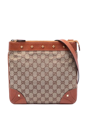 Gucci Pre-Owned 2000-2015 GG Canvas Nailhead crossbody bag - Neutrals