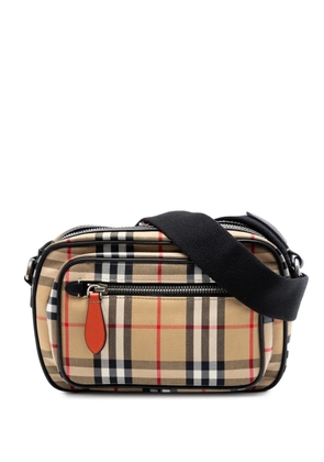 Burberry Pre-Owned 2000-2017 House Check Canvas Paddy crossbody bag - Neutrals