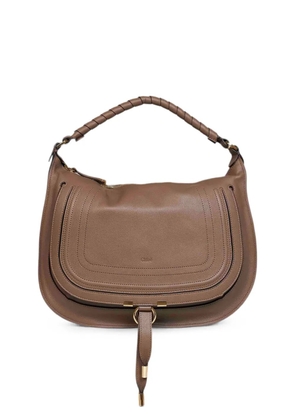 Chloé Marcie leather shoulder bag - Brown